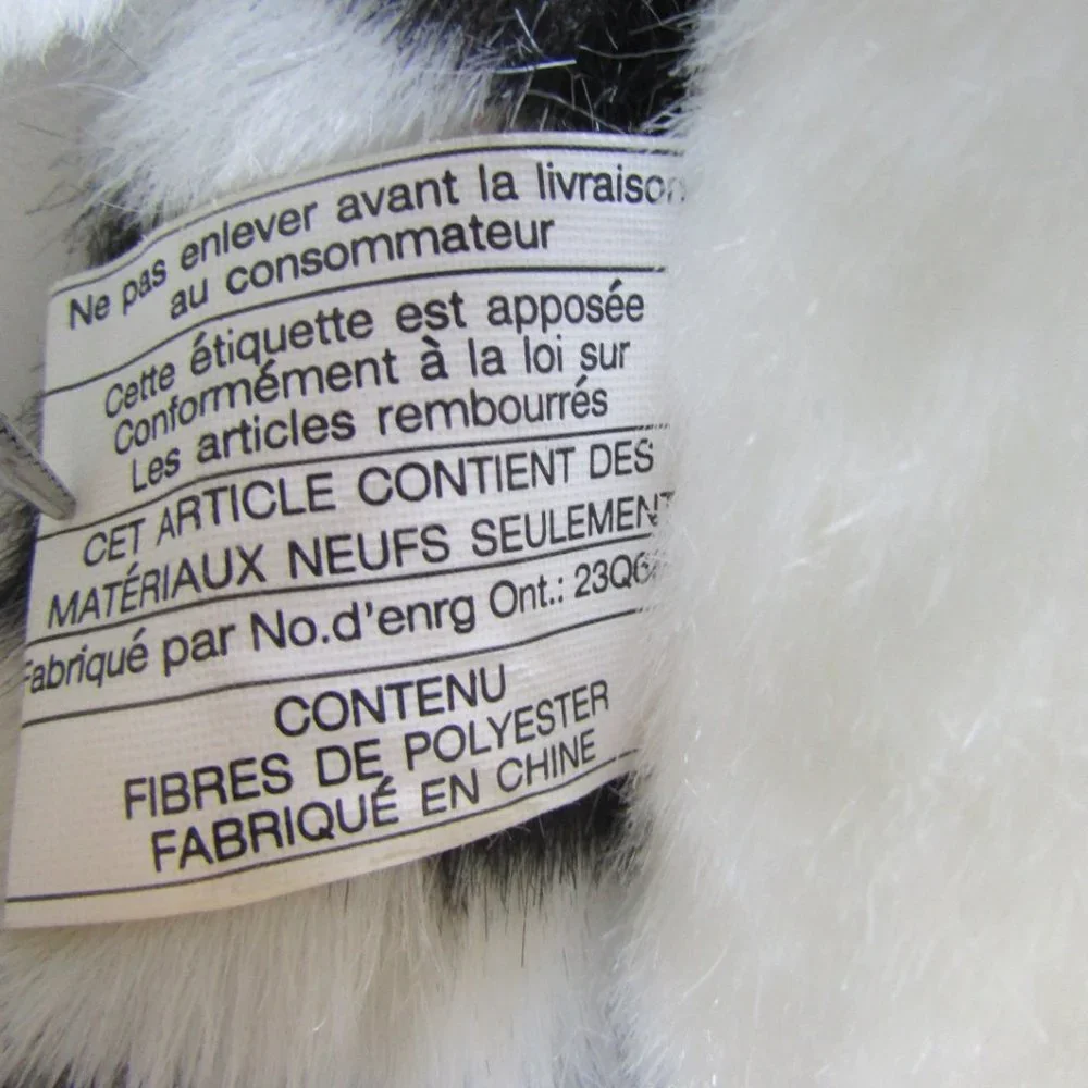 RING TAILED LEMUR w Book HOOK LOOP PAWS no wire SOFT 17